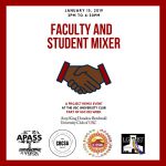 faculty and student mixer