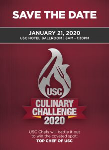 save the date culinary challenge
